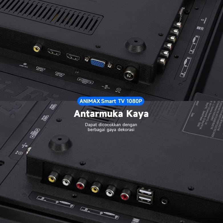 gh-56 aw-96 Is75 gh-45 Animax Sakura Smart TV Digital 43 inch TV LED Android 11.0 FHD Televisi LED T