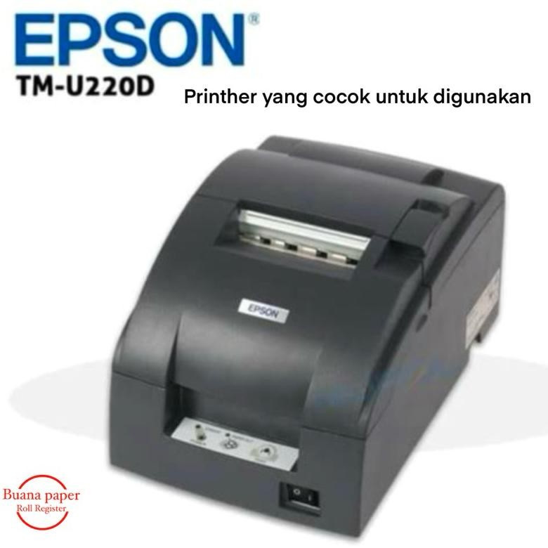 

JH8 KERTAS KASIR ROLL Putih Biru NCR 2PLY 75x60 isi10roll Cocok untuk printer kasir Dot Matrix 75mm