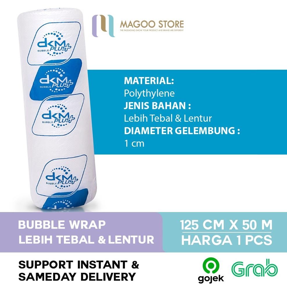 

JH8 Paling Bagus - PLASTIK BUBBLE WRAP BIRU (Merk DKM, 125cm x 50m)
