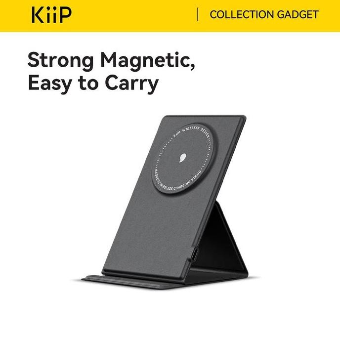 Kiip Wireless W50 Magnetic Stand Wireless Charger 15W Phone Holder