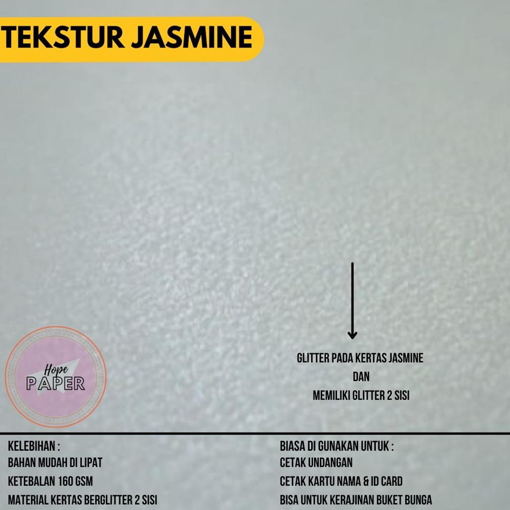 

JH8 Kertas Jasmine A4 isi 50 lembar / Kertas Jasmine Paper Flower / Kertas Jasmin
