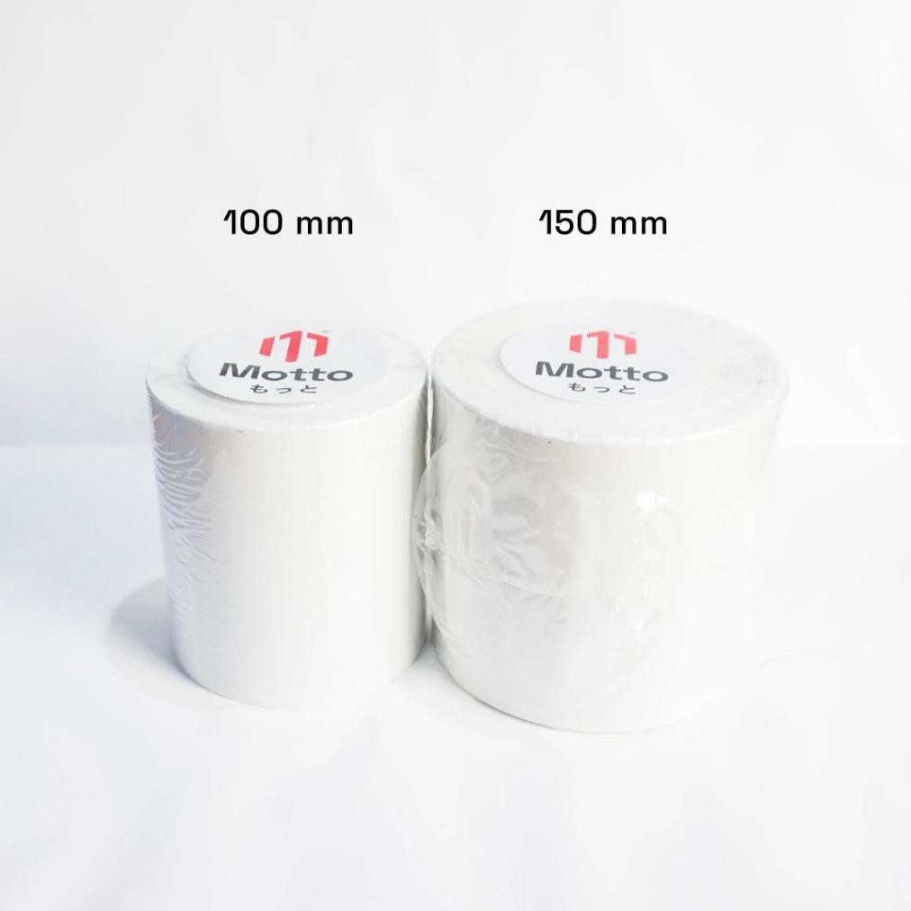 

JH8 Kertas Label Thermal / Sticker Thermal / Resi Barcode - Ukuran 100mm x 150mm 1 Roll Isi 500 pcs - Label Thermal Motto