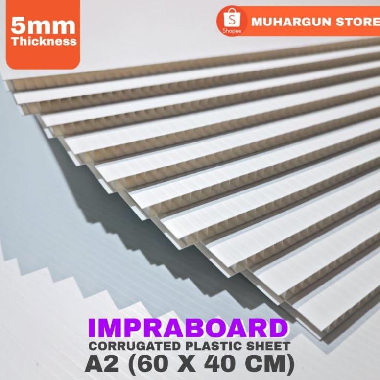 

JH8 Infraboard Impraboard 5mm A2 60 X 40 cm / 60x40 cm / 40x60 cm PP Board Art Board