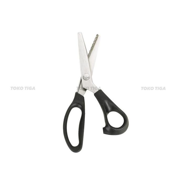 

ready !!! Gunting Kain ZigZag / Zig-Zag / Gerigi / Pinking Shears Ukuran 9