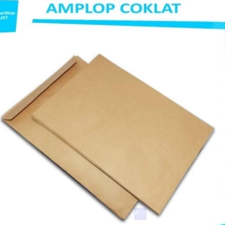 

JH8 Amplop Coklat Folio (1pak/100 lembar) 24*35cm