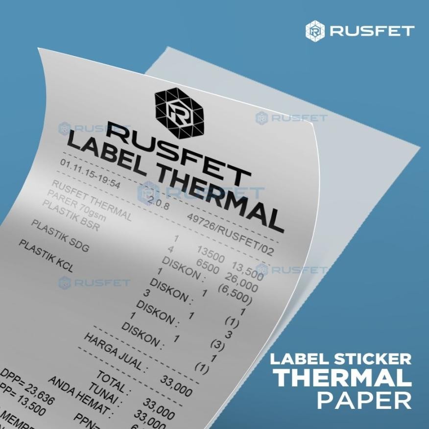 

JH8 Label Kertas Stiker Thermal Resi Paper Barcode sticker printer POS