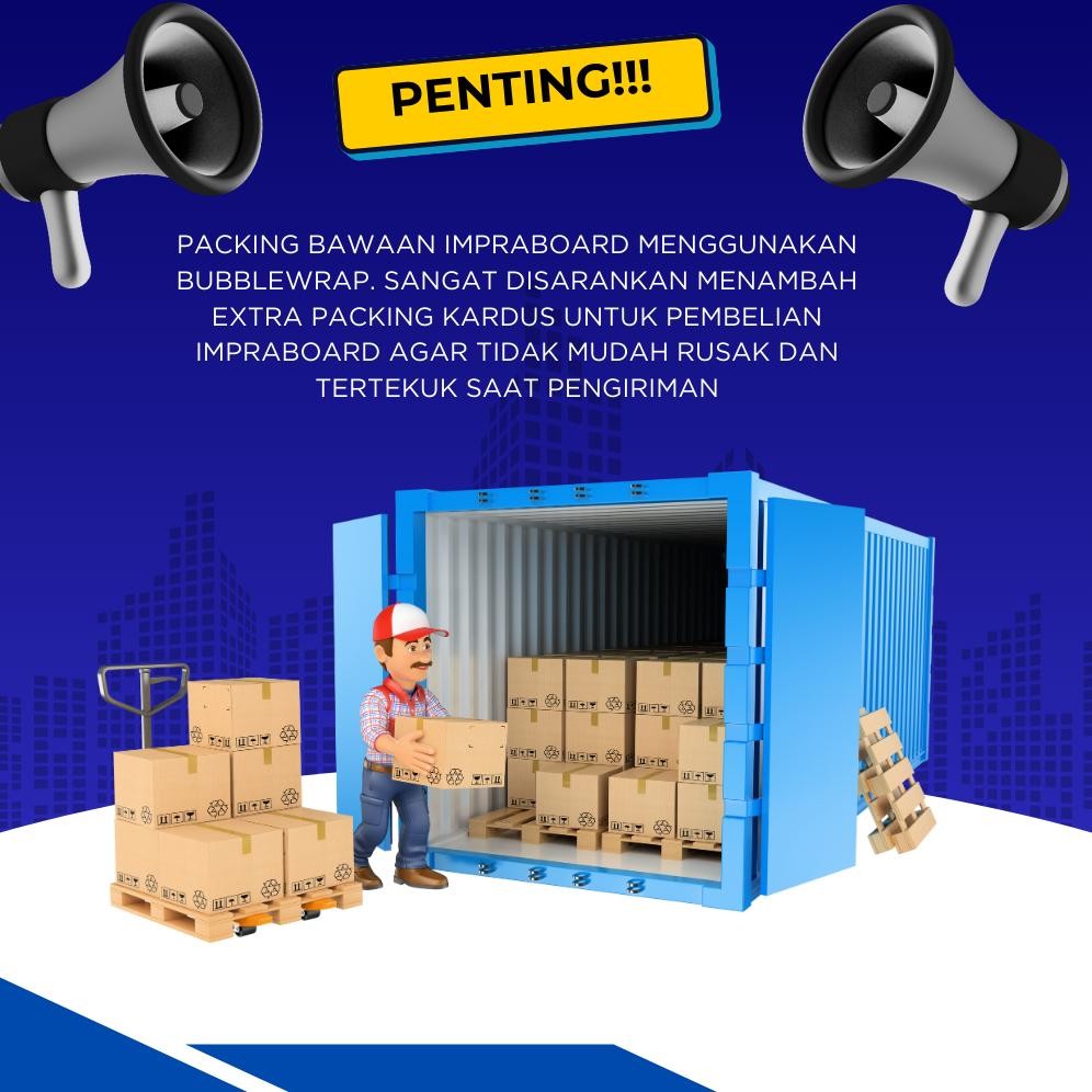 

JH8 Kilat Impraboard PP Corrugated Infraboard Tebal 5mm Ukuran 150x125 cm