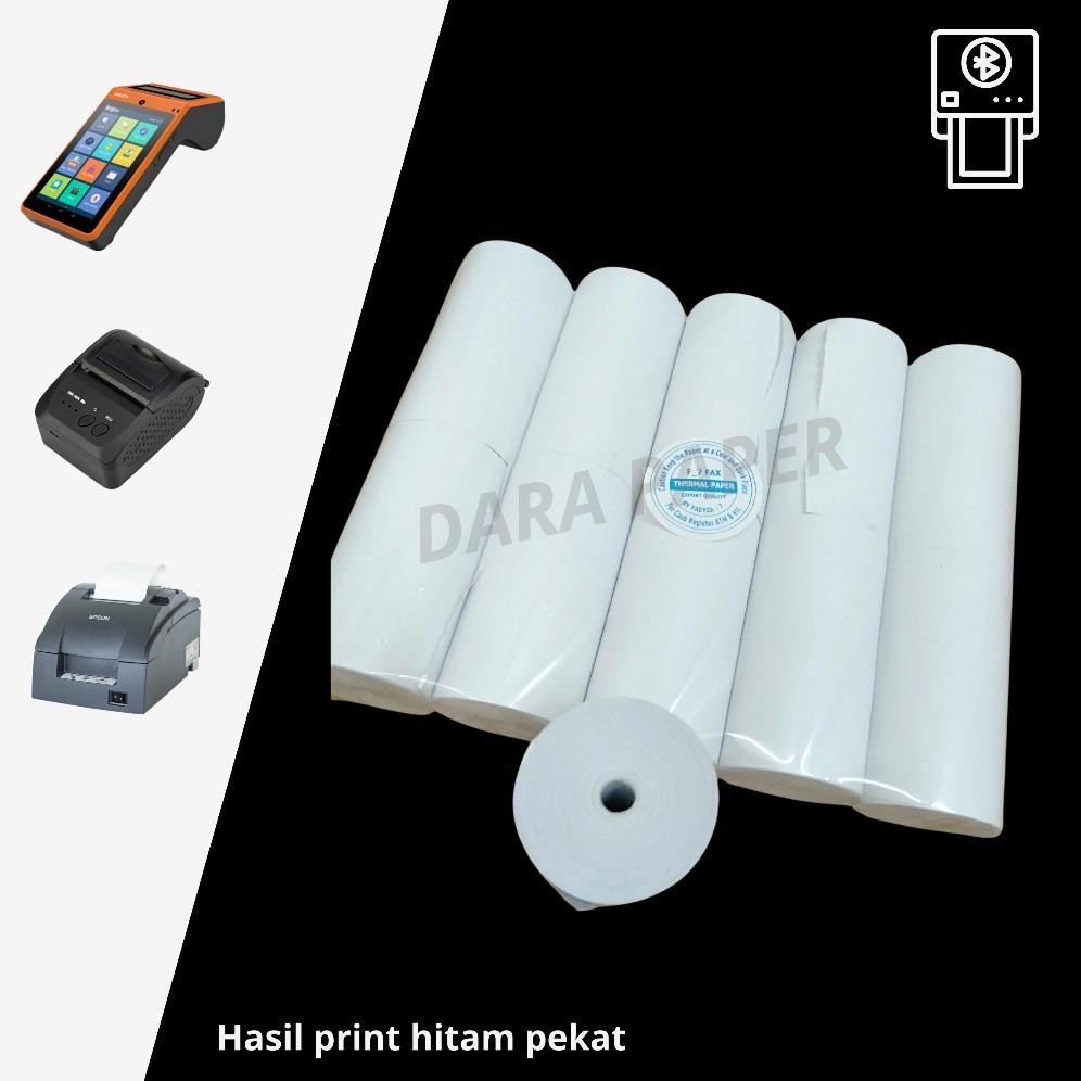 

JH8 KERTAS THERMAL EDC 57X30/58X30 isi 10 roll