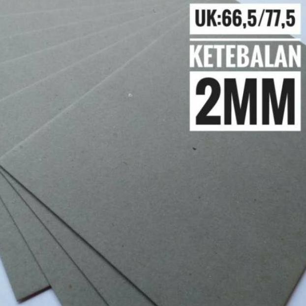 

JH8 ( 5 Lembar ) Kertas Board No. 30 / Karton 2 mm Uk Plano 65 cm X 75 cm
