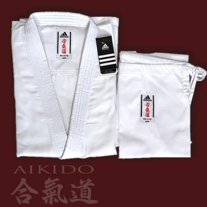 BAJU SERAGAM BELADIRI AIKIDO GI ADIDAS A001