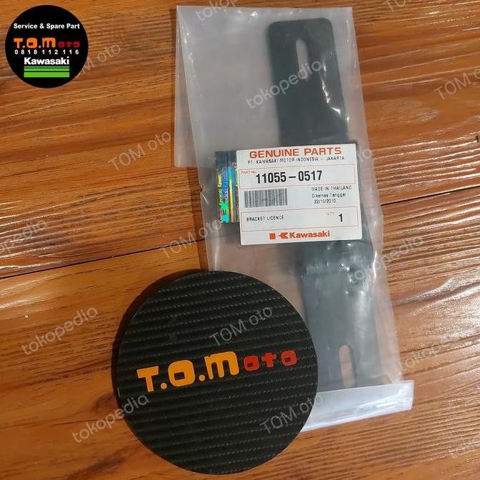 new  BRACKET LICENCE DUDUKAN PLAT NOMOR DEPAN KAWASAKI KLX 250 DTRACKER 250