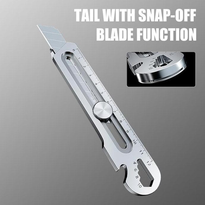 

ready !!! Pisau seni Stainless steel Cutter Besi Stainless Besar Pisau 18mm Cutter Pisau Pemotong Kertas Plastik Logam