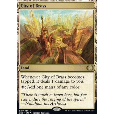 MTG - City of Brass - 2X2 Rare Original