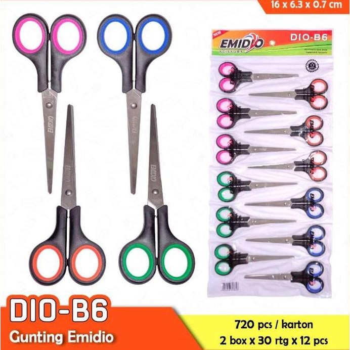 

ready !!! (12pcs) GUNTING KECIL MURAH RENCENG 4 INCH / GUNTING TANGGUNG RENCENG 6 INCH TAJAM