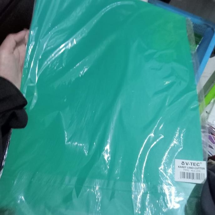 

ready !!! KARET LINO CUTTER TYPE KLC 213 A3 - HIJAU / KARET CUTTER UKIR LINO