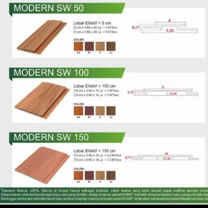 Plafon / Panel Duma Modern Sw 150