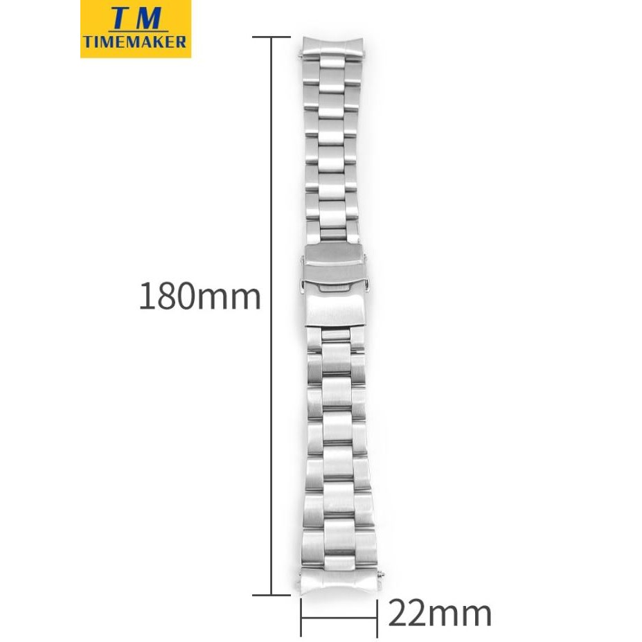 new  Seiko Oyster Stainless Steel Bracelet High Quality 22mm Bisa dipakai untuk: Seiko SKX007 series