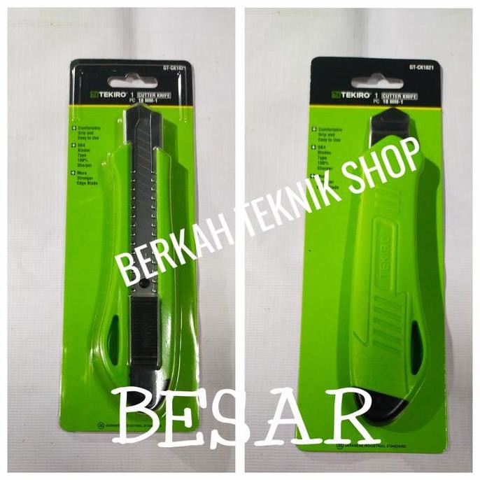 

ready !!! CUTTER BESAR TEKIRO kater cuter knife
