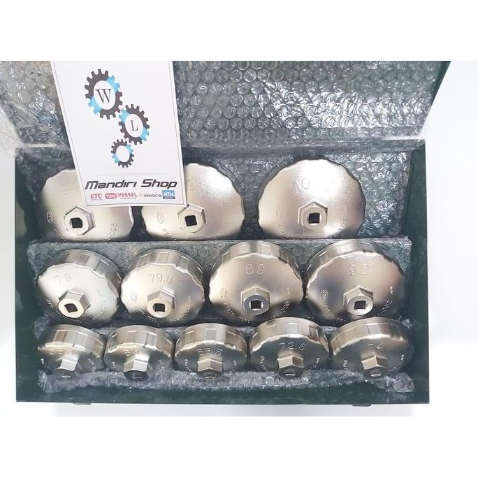 Kunci OLI FIlter Mangkok set KTC AVSA 12A