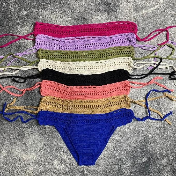 Bikini Rajut (Hanya Bawahan) Hand Made Motif Kipas By Outfit.Bali Co