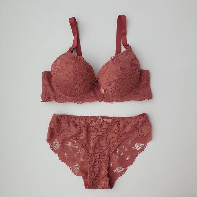 Set Bh Dan Celana Seksi Busa Tebal Setelan Bra Wanita Co