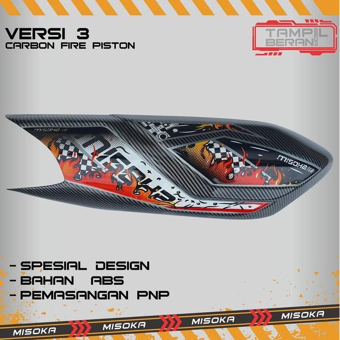Misoka Cover Knalpot All New Nmax 155 Lexi Lx 155 New Aerox 155 Carbon Aksesoris Motor Yamaha Keren 