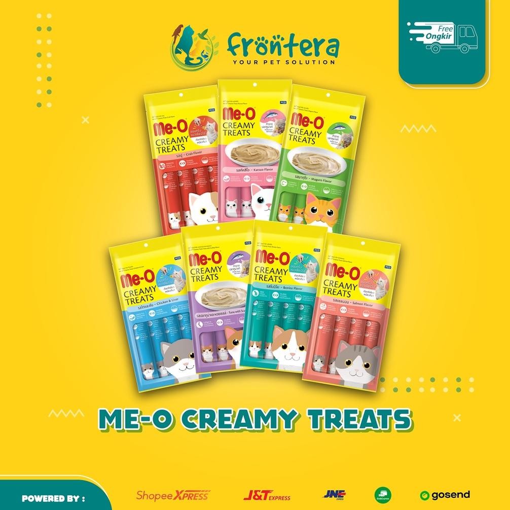 FRONTERA I Meo Creamy Treats 60gr Snak Meo Liquid Creamy Treats Makan bahsan kucing murah AST