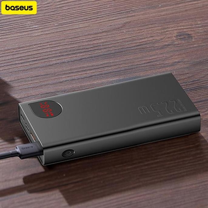 Baseus Adaman Powerbank Metal Digital Display Quick Charge 20000Mah
