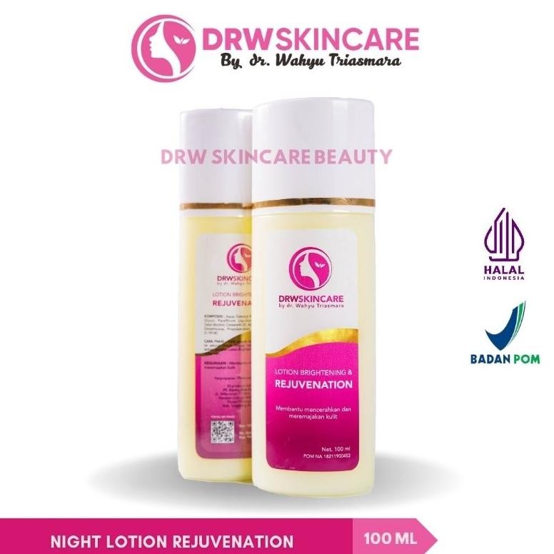 DRW Skincare Brightening HB PEMUTIH AMPUH Lation Night Rejuvanation Licorice Day Lation Premium Foun