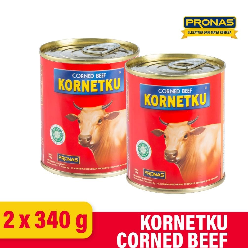 

ryu-56 TR21 Pronas Kornetku Kornet Sapi 340 g Bundling 2 Pcs Termurah Original
