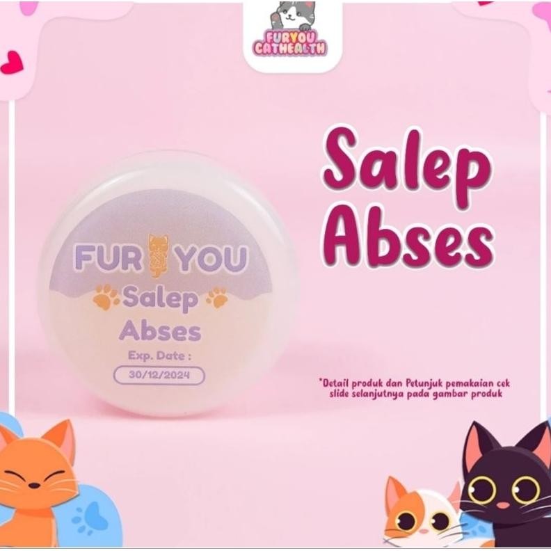 Fur You Salep Abses Menyembuhkan Luka Kucing Abses Nanah AST