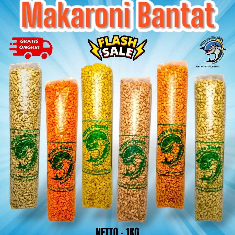 

TT60 fx-4 Makaroni Pipa Bantat 1KG Rasa Original & Pedas Sale Termurah