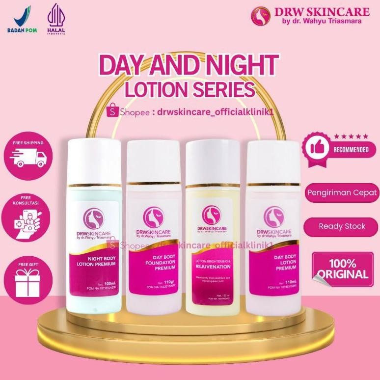 HB DRW SKINCARE LOTION Brightening REJUVENATION HAND BODY PEMUTIH BADAN DOSTING 10x LEBIH CEPAT ANGG