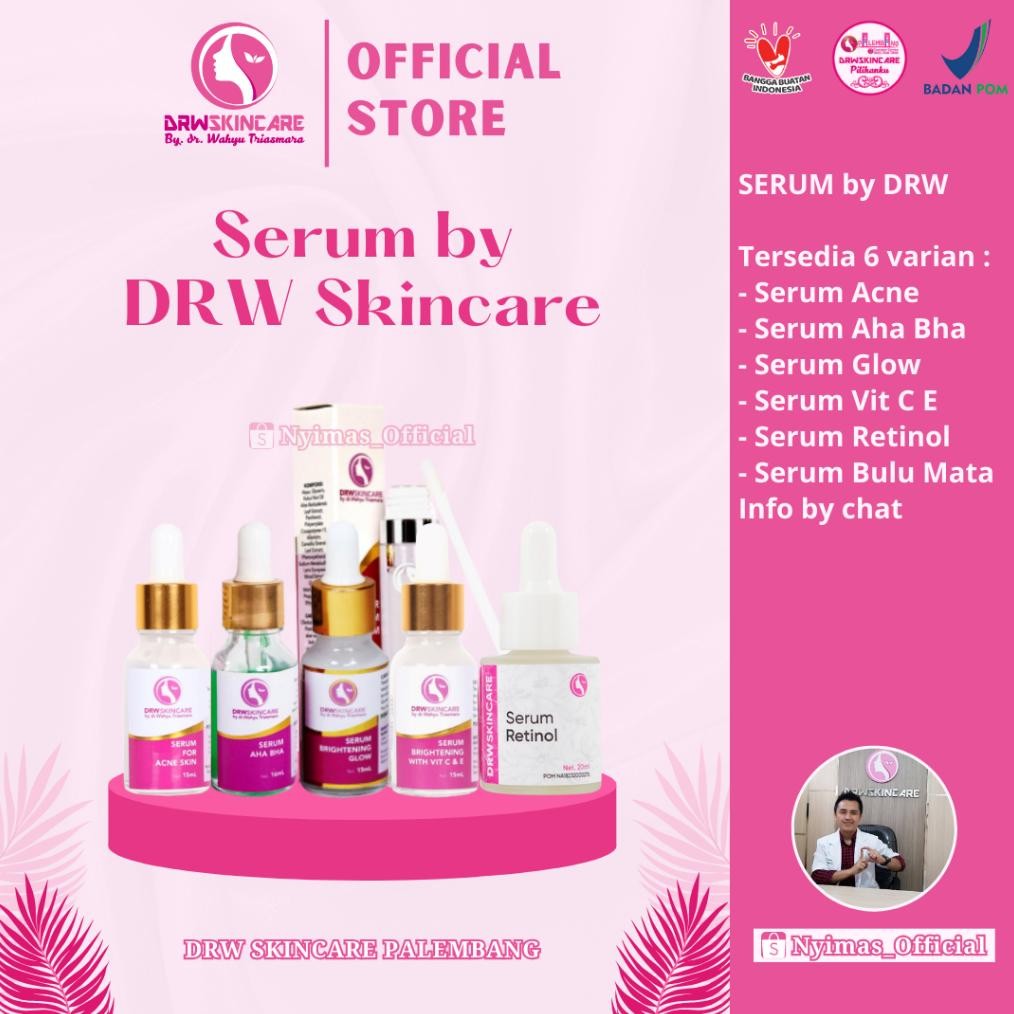 Serum Drw Skincare, Serum Brightening Glow, Serum Glow, Serum Glow, Serum Acne, Serum DNA Salmon, Se