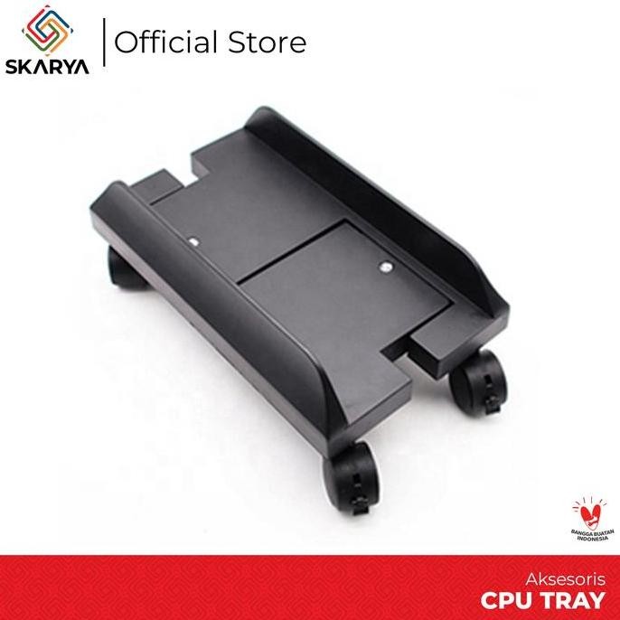 CPU TRAY CUBIC TRAY KOMPUTER RAK RODA CPU MEJA KOMPUTER CT-05 (BARU)