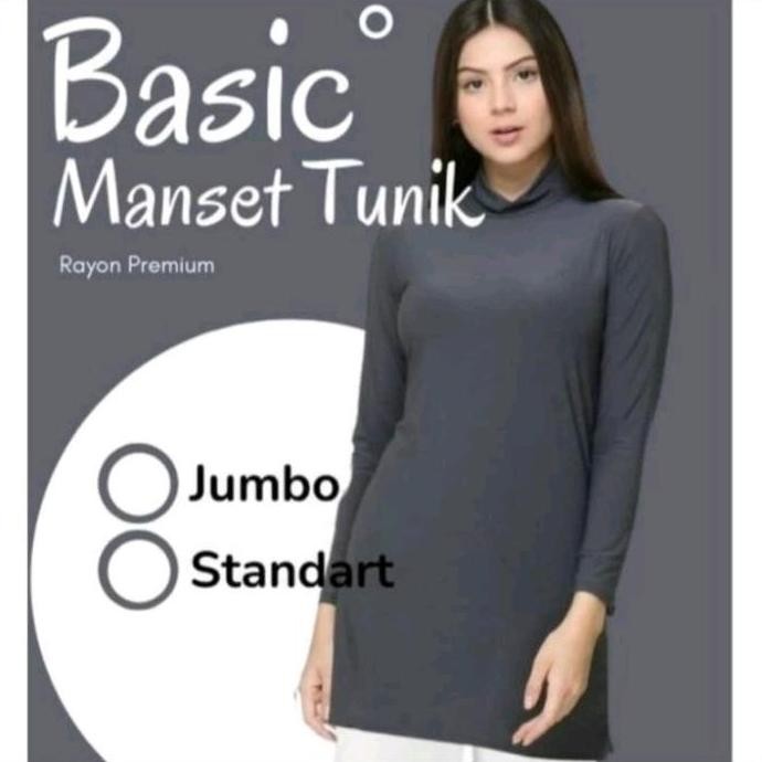 Manset Tunik Rayon Premium | Manset Kaos Model Tunik Bahan Rayon Premium | Tunik Kaos Wanita Bahan R