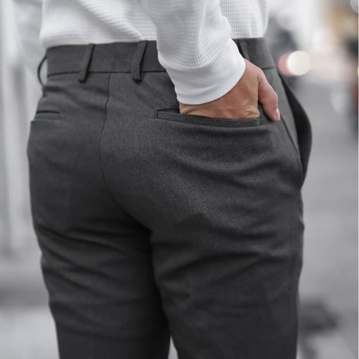 Ankle Pants Celana Panjang Casual Nyaman Melar Variant Slim Fit Formal Kerja Lagi Viral Kantor Korea