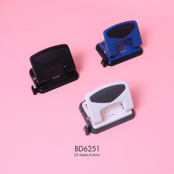 

Bantex Pembolong Kertas 2 Lubang / Punch Muat 20 Lembar Dengan Soft Touch Locking System BD6251