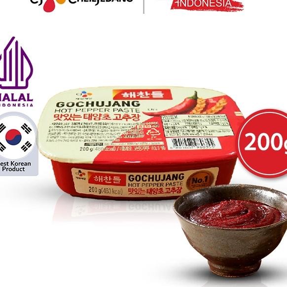 

Cj Haechandle Saus Gochujang Halal Mui Pasta Cabai Korea 200G Halal