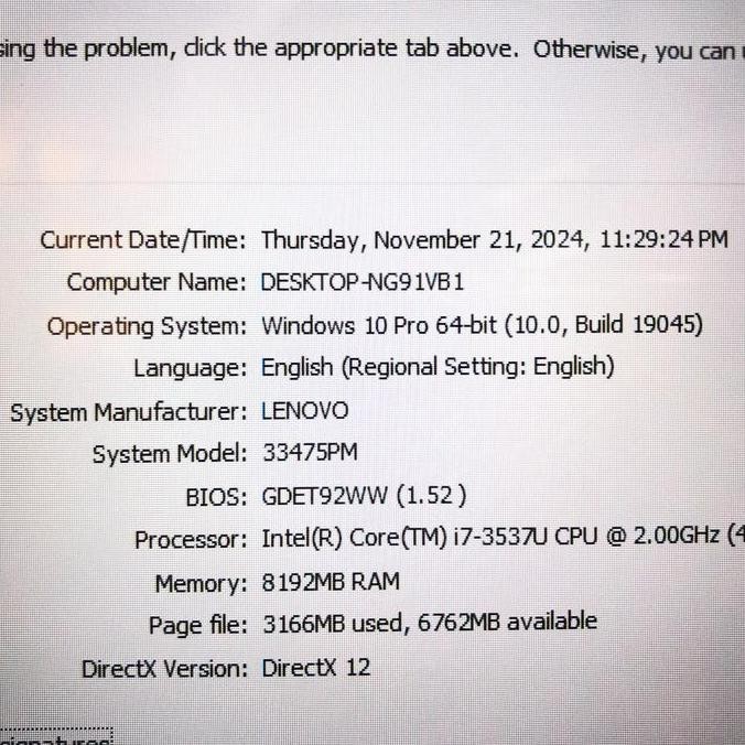 Lenovo Thinkpad Twist (I7 Gen 3) New Stok
