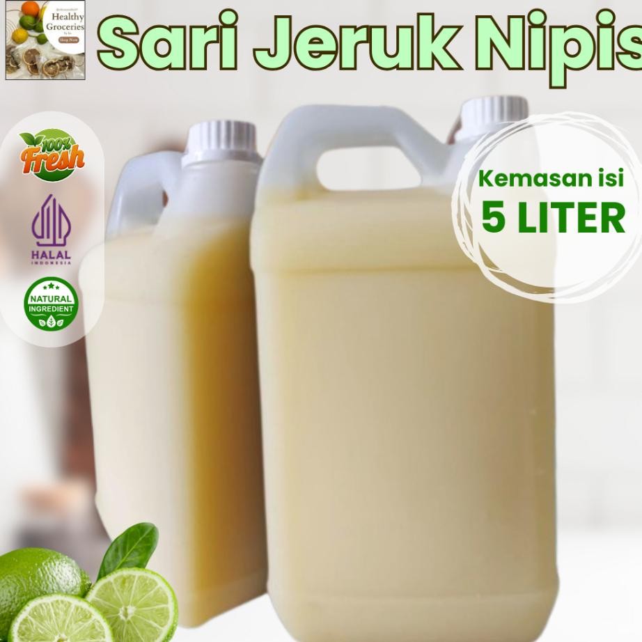 

Sari Jeruk Nipis Lime 5 Liter Murni Jeruk Peras Pure Lime Detox Alami