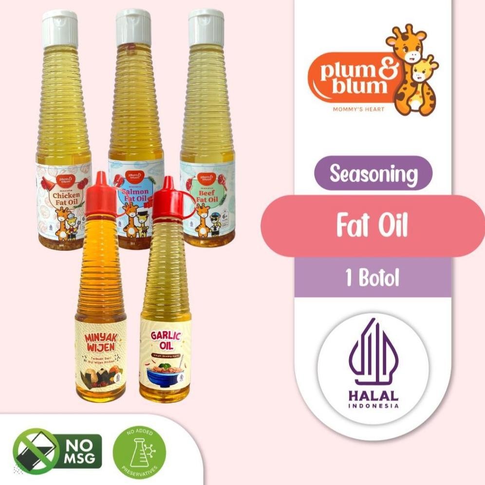 

Plum & Blum Chicken Fat Oil Beef Fat Oil Minyak Mpasi Bb Booster - 140 ml