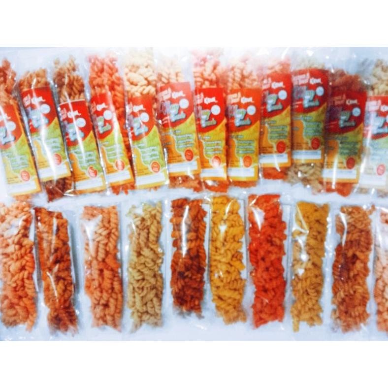 

Makaroni Gandum Spiral Murah Paket Usaha 60 Bungkus Mix Rasa 9 Varian Rasa