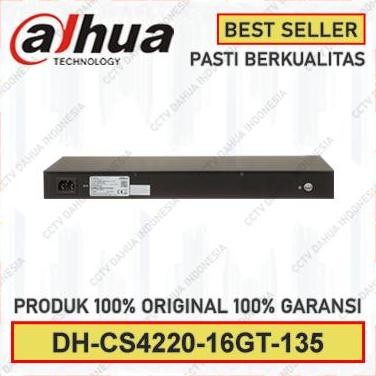 Poe Switch Dahua 16 Port 4 Uplink Dh-Cs4220-16Gt-135 Gigabyte Managed Original Ber New Stok