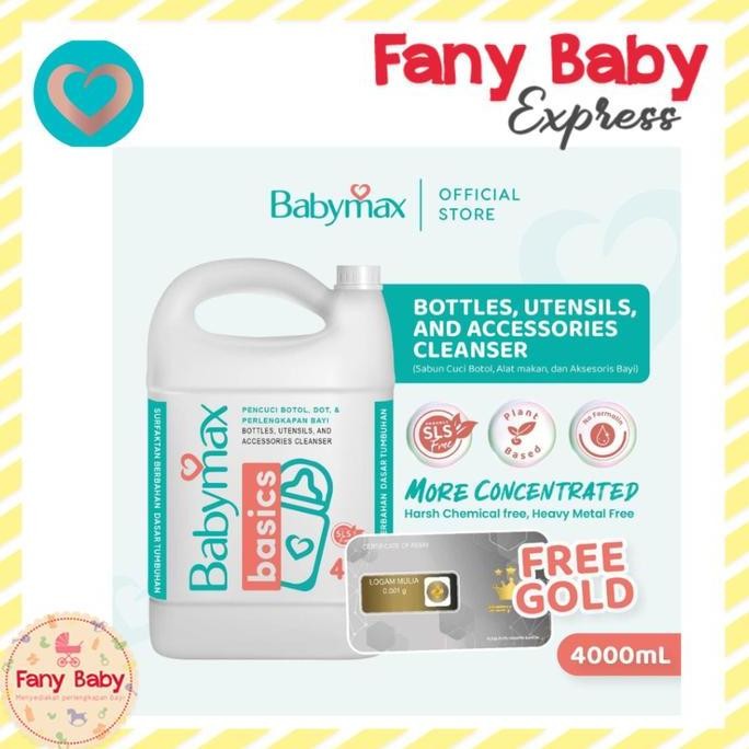 Babymax Basics Bottle & Utensils Accessories Cleanser / 4 Liter Co