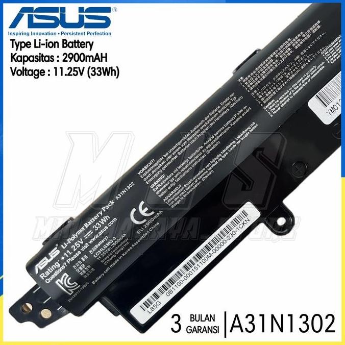 Baterai Battery Laptop Asus X200 X200M X200Ma X200Ca Original New Stok