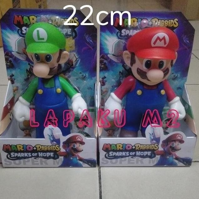 Diskon Action Figure Super Mario+Rabbids Sparks of Hope/Pajangan Mario lapaku72 Kualitas Baik