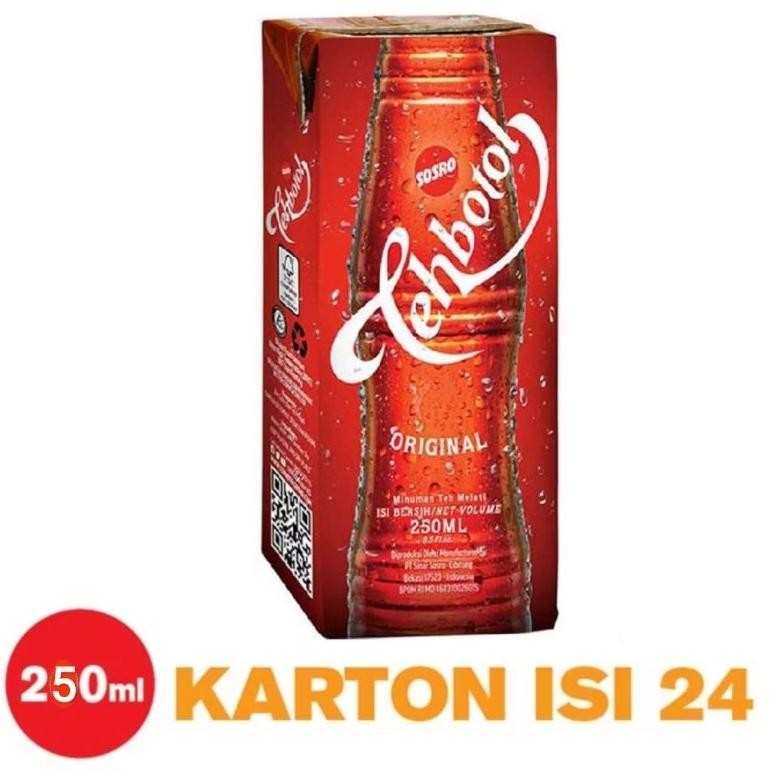 

Heatshrin Teh Botol Sosro S Tee Stee Dus Karton Kardus -100