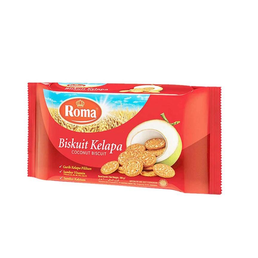 

[Grosir!!] Roma Kelapa 300Gr 1 Dus Isi 28Pcs - Grosir Biskuit Sehat Nikmat Termurah