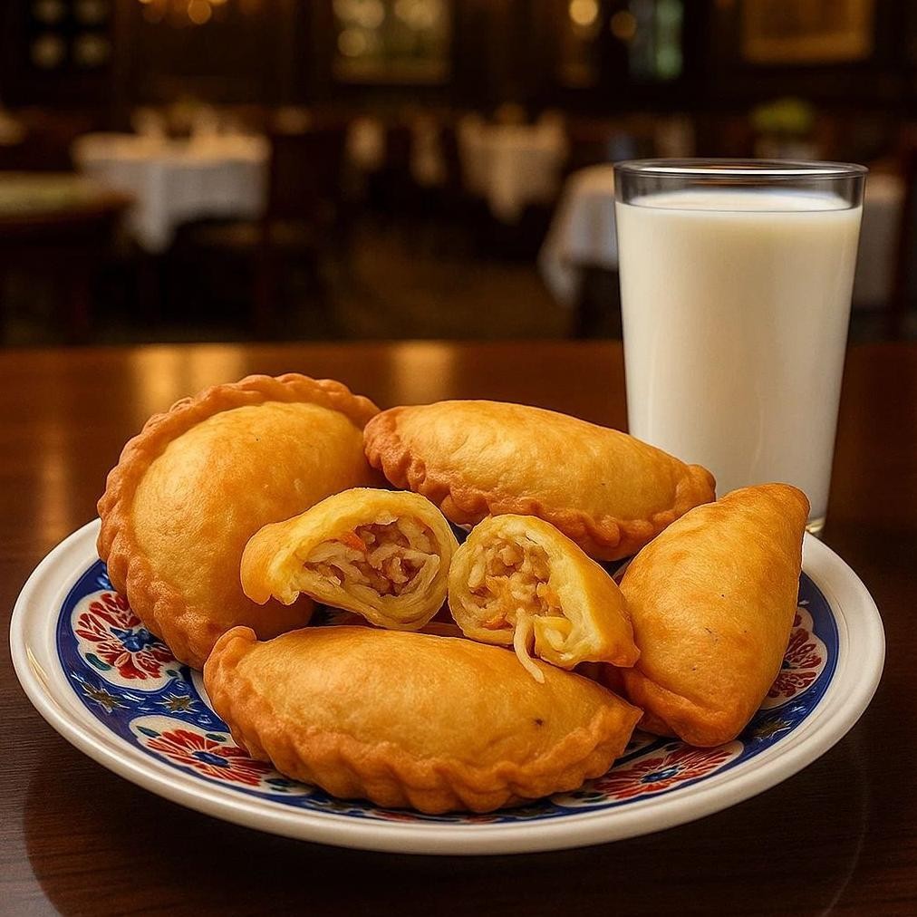 

Panada Jumbo Isi Ayam/Ikan Pedas Frozen Isi 10